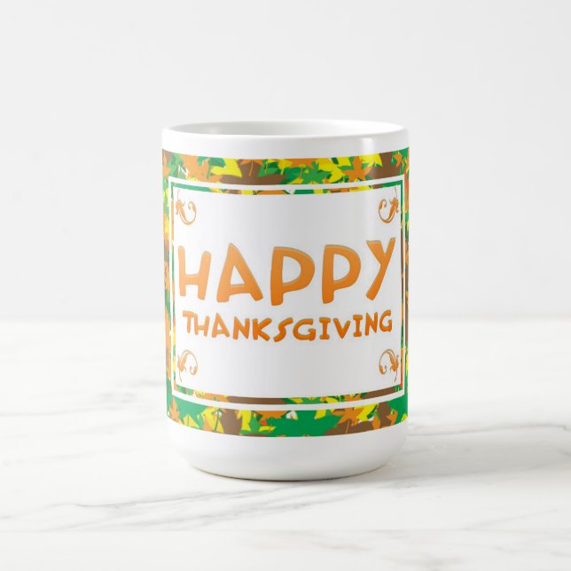 Happy Thanksgiving Tasse (Mittel)