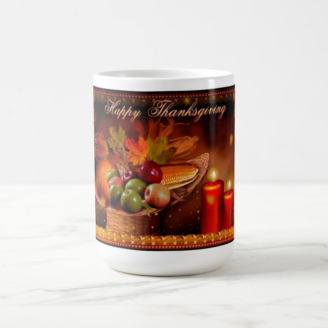 Happy Thanksgiving Tasse (Mittel)