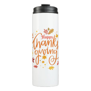 Happy Thanksgiving Thermosbecher