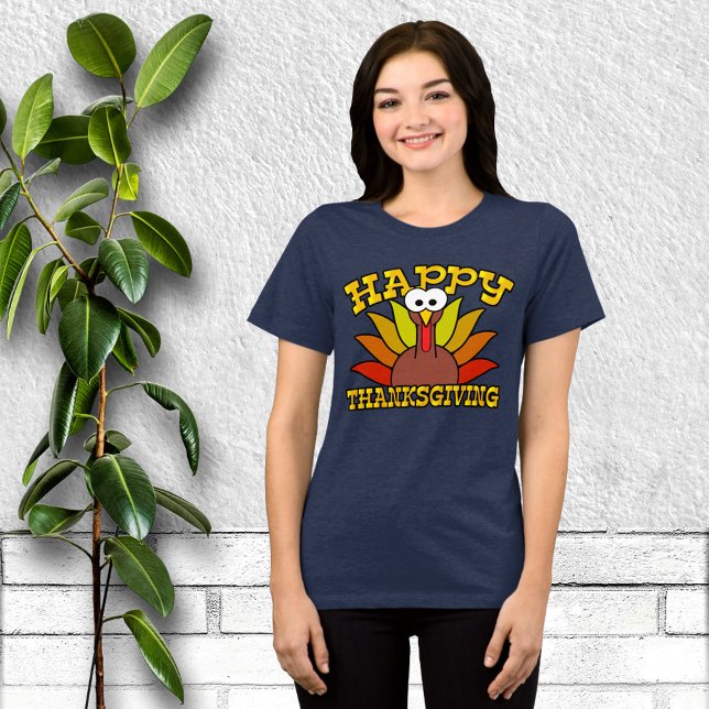 Happy Thanksgiving Tri-Blend Shirt (Von Creator hochgeladen)