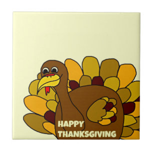 Happy Thanksgiving Türkei Fliese