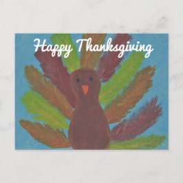 Happy Thanksgiving Türkei Postkarte