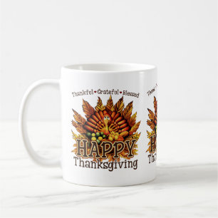 Happy Thanksgiving Türkei Tasse
