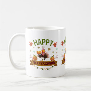 Happy Thanksgiving Türkei Tasse