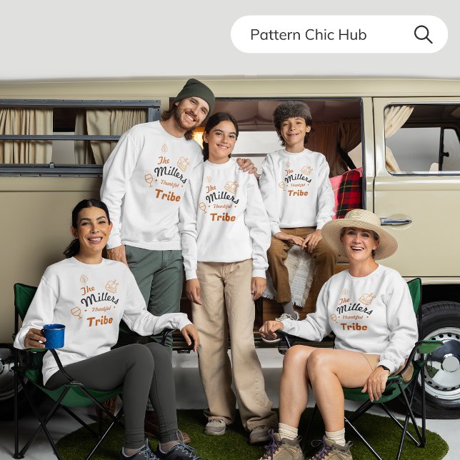 Happy Thanksgiving Turkey Fall Wiedersehen Family Sweatshirt (Von Creator hochgeladen)