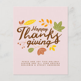 Happy Thanksgiving Typografy Year in Review