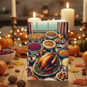 Happy Thanksgiving Wishings Karte