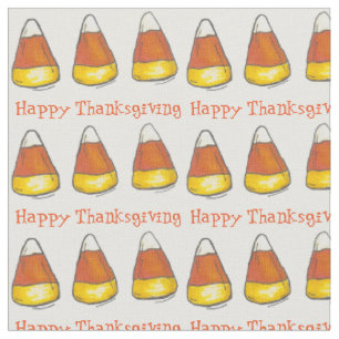 Happy Thanksgiving Yellow Candy Corn Candies Stoff