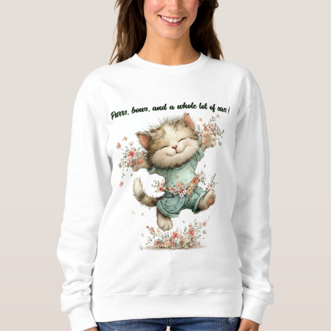 Happy The Cat  Sweatshirt (Vorderseite)