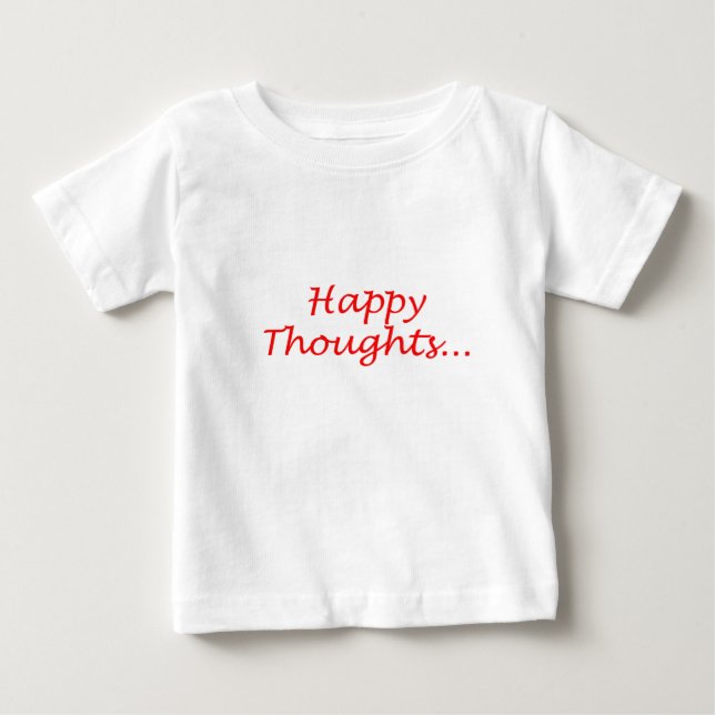 "Happy Thoughts" T - Shirt für Kinder (Vorderseite)