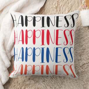 Happy Throw Kissen
