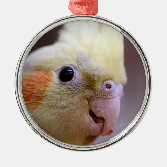 Happy tiel ornament aus metall (Vorne)