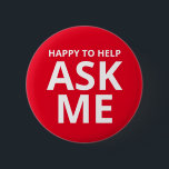 Happy to Help FRAG ME Red Button<br><div class="desc">Happy to Help FRAG ME Red Button</div>