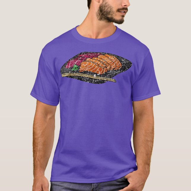 Happy to Sashimi Funny T-Shirt (Vorderseite)