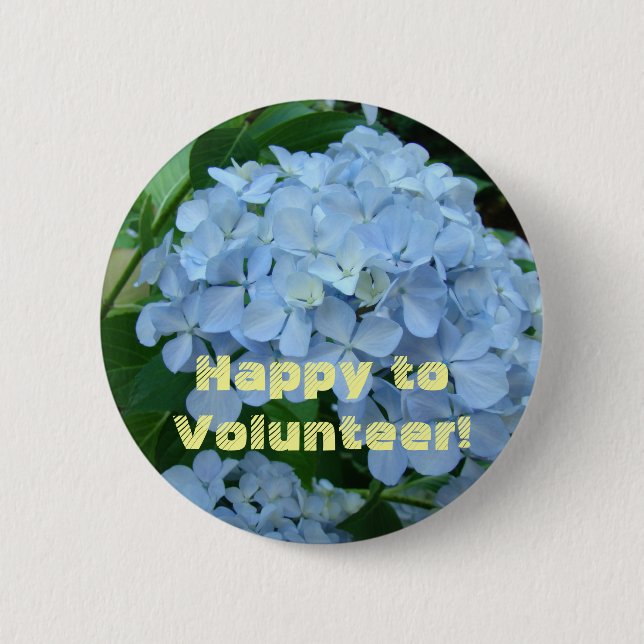 Happy to Volunteer! Buttons Vounteers Buttons (Vorderseite)