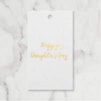 Happy Töchter Tag si.ple minimaler Name Text t