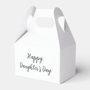 Happy Töchter Tag si.ple minimaler Name Text t Geschenkschachtel