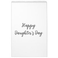 Happy Töchter Tag si.ple minimaler Name Text t