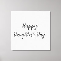 Happy Töchter Tag si.ple minimaler Name Text t