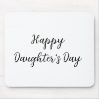 Happy Töchter Tag si.ple minimaler Name Text t