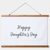 Happy Töchter Tag si.ple minimaler Name Text t