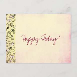 Happy Today Postcard Postkarte