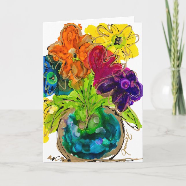 Happy Together Lovitude Blank Card Dankeskarte (Vorderseite)