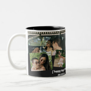 Happy Together - Personalisiertes Foto Tasse mit 3