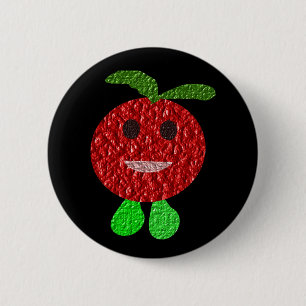 Happy Tomato Button