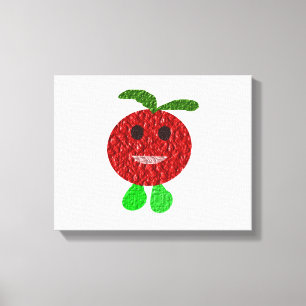 Happy Tomato Canvas Print Leinwanddruck
