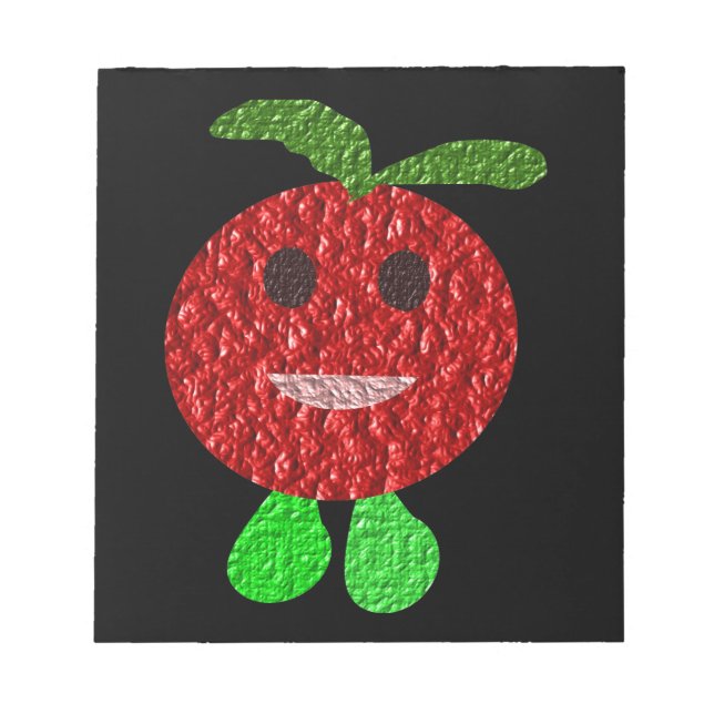 Happy Tomato Notepad Notizblock (Vorderseite)