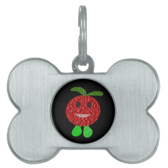 Happy Tomato Pet Tag Tiermarke (Vorderseite)