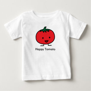 Happy Tomato Red Gemüse Obst Baby T-shirt