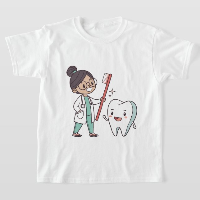 Happy Tooth Dental Care T-Shirt (Ablage )