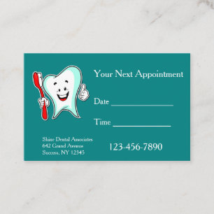 Happy Tooth Dental Termine Karten