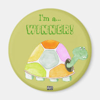 Happy Tortoise Magnet