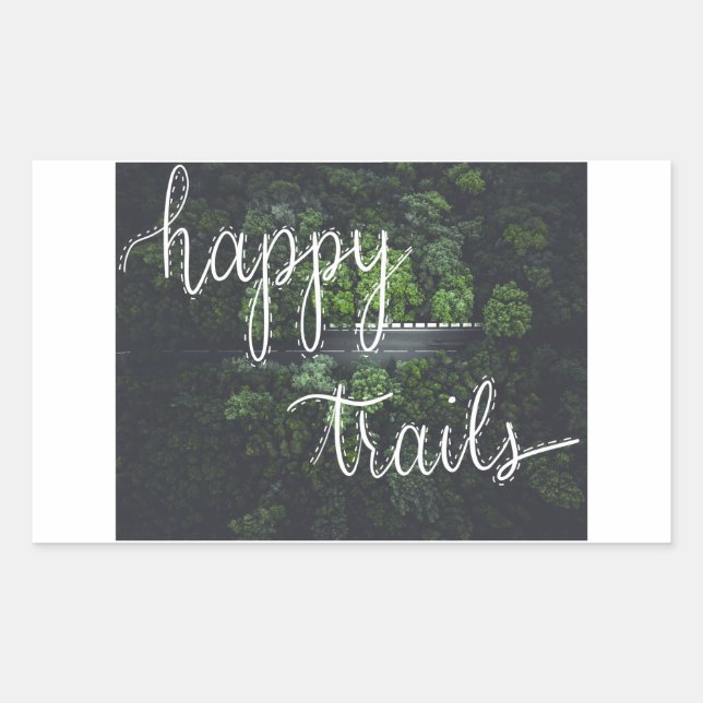 Happy Trails Stickers (Vorderseite)