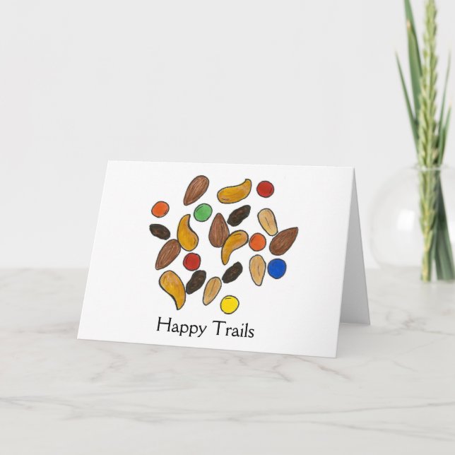 Happy Trails Trail Mix weg Rentenkarte Karte (Vorderseite)