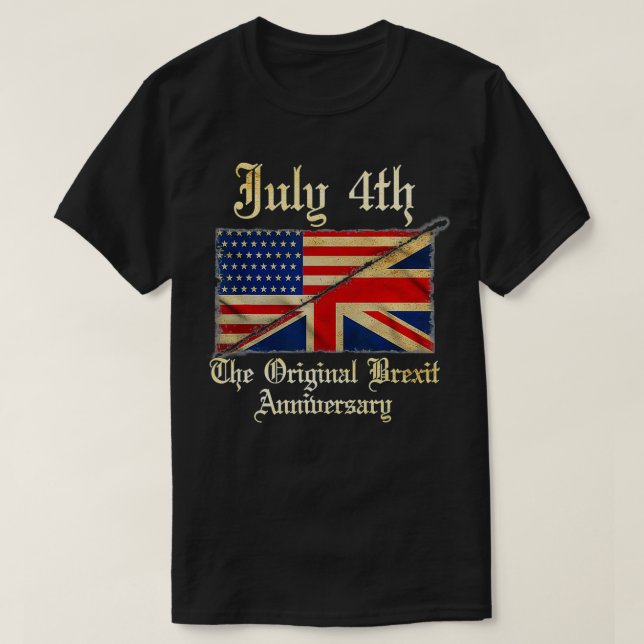 Happy Treason Day Undankbare Kolonialzeit 4. Juli  T-Shirt (Design vorne)