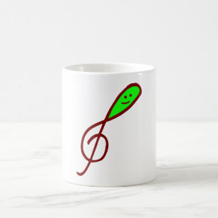 Happy Treble Clef Tasse