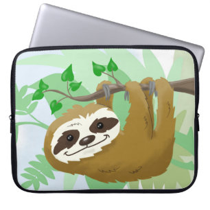 Happy Tree Sloth Laptopschutzhülle