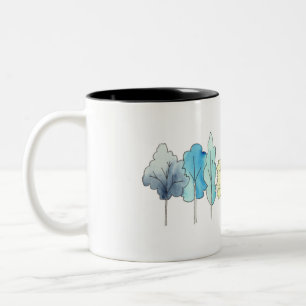 Happy Trees Zweifarbige Tasse