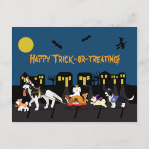 Happy Trick oder Treating! Postkarte