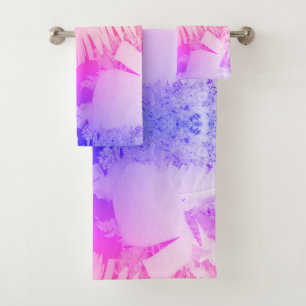 Happy Tropical Vibes Palm Trees Badetücher Badhandtuch Set