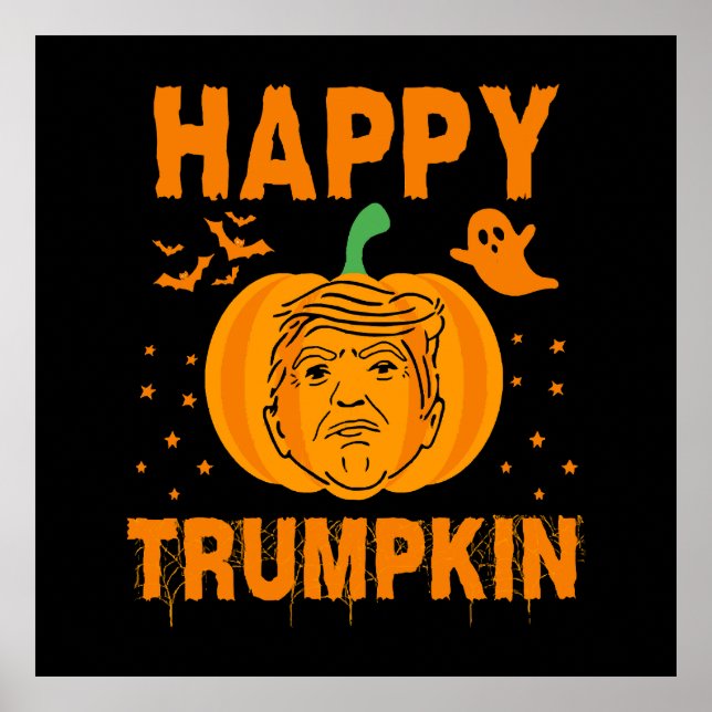 Happy Trumpkin macht Halloween wieder groß Poster (Vorne)