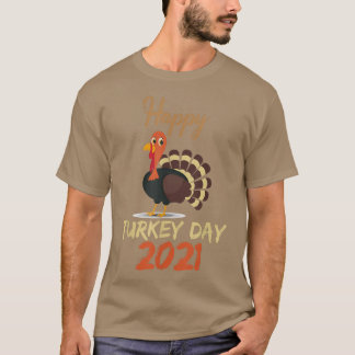 Happy Turkey Day 2021 Erntedank Day Holiday Tur T-Shirt