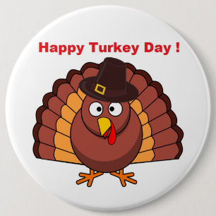 HAPPY TURKEY DAY BUTTON