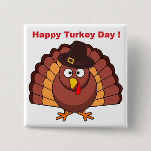 HAPPY TURKEY DAY BUTTON