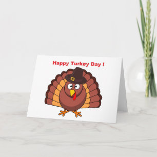 HAPPY TURKEY DAY FEIERTAGSKARTE
