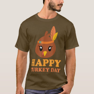 Happy Turkey Day Funny Erntedank 2021 Herbstwoche T-Shirt